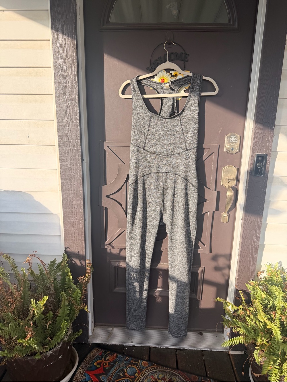 Bozzolo Gray Racerback Jumpsuit